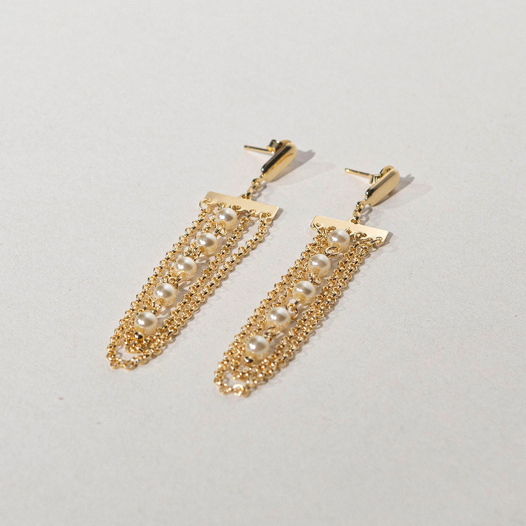 Aretes de perlas