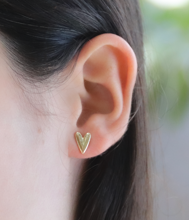 Aretes corazón