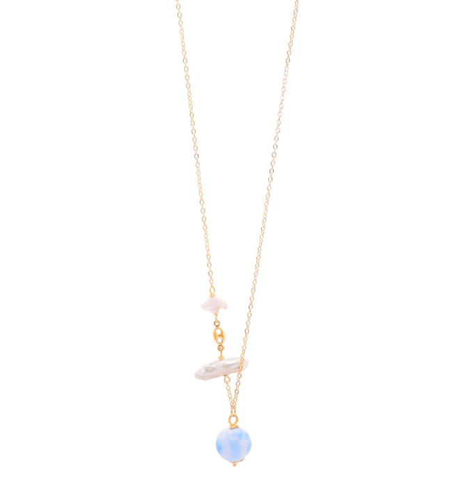Collar de Piedras Larimar