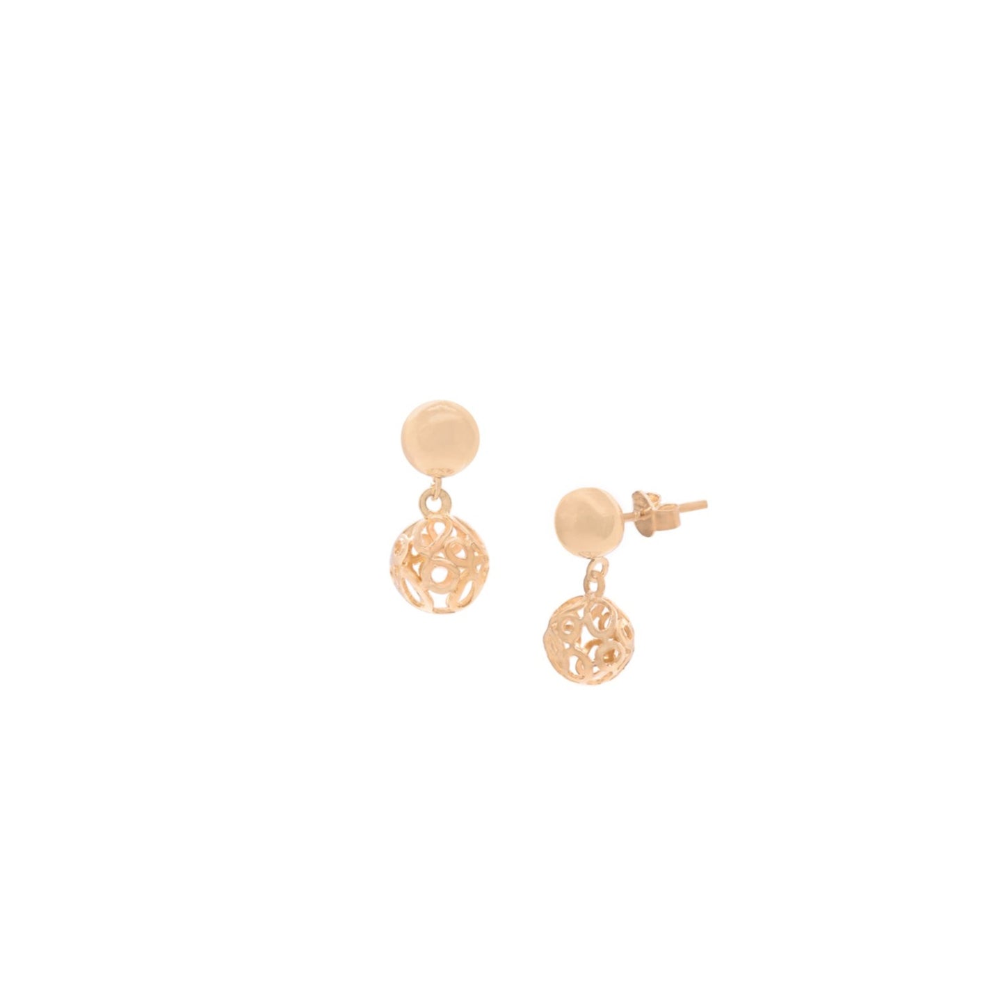 Aretes de bolitas