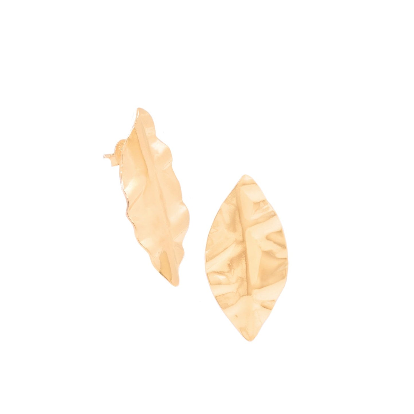 Aretes de hojas