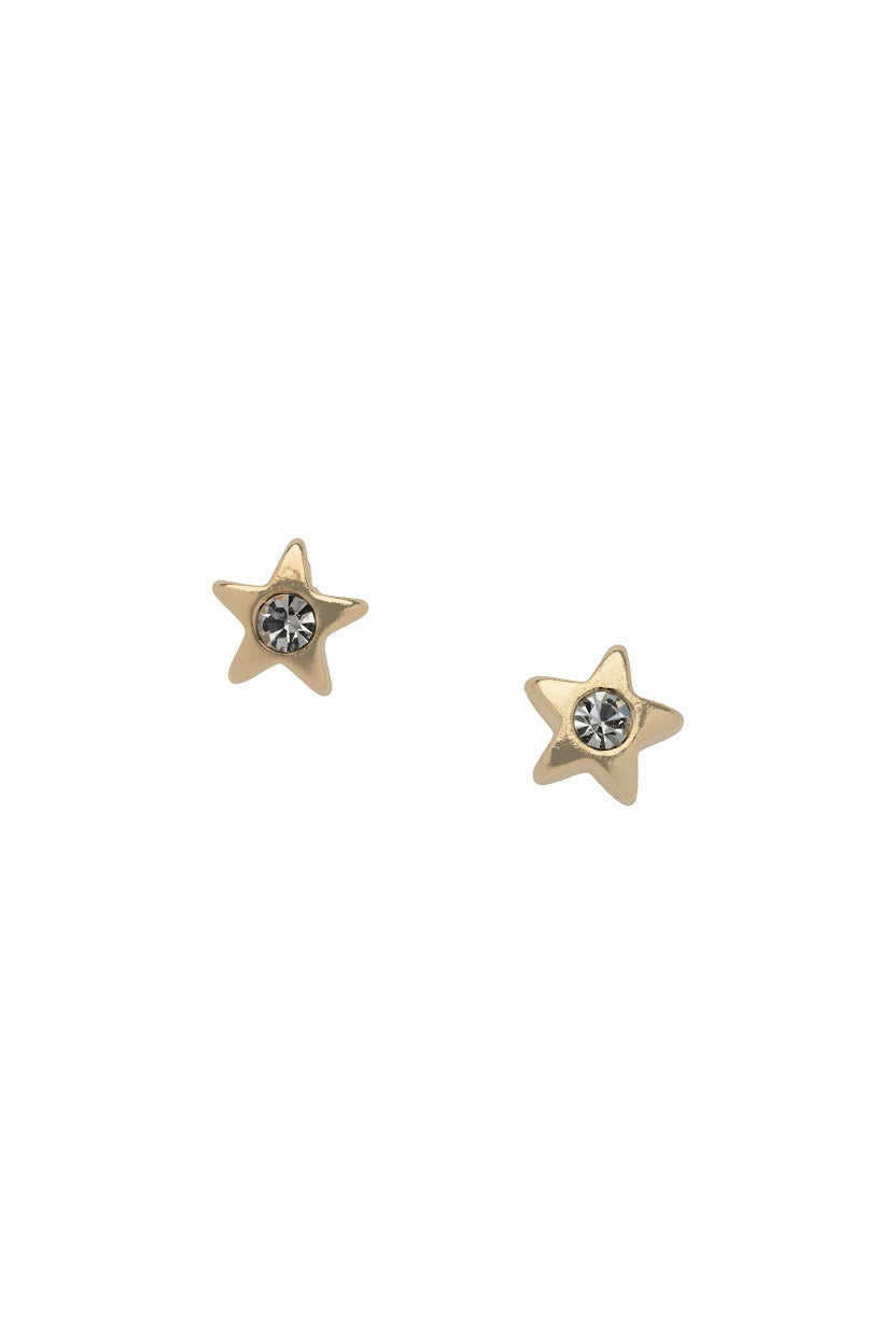 Aretes estrella con zirconia