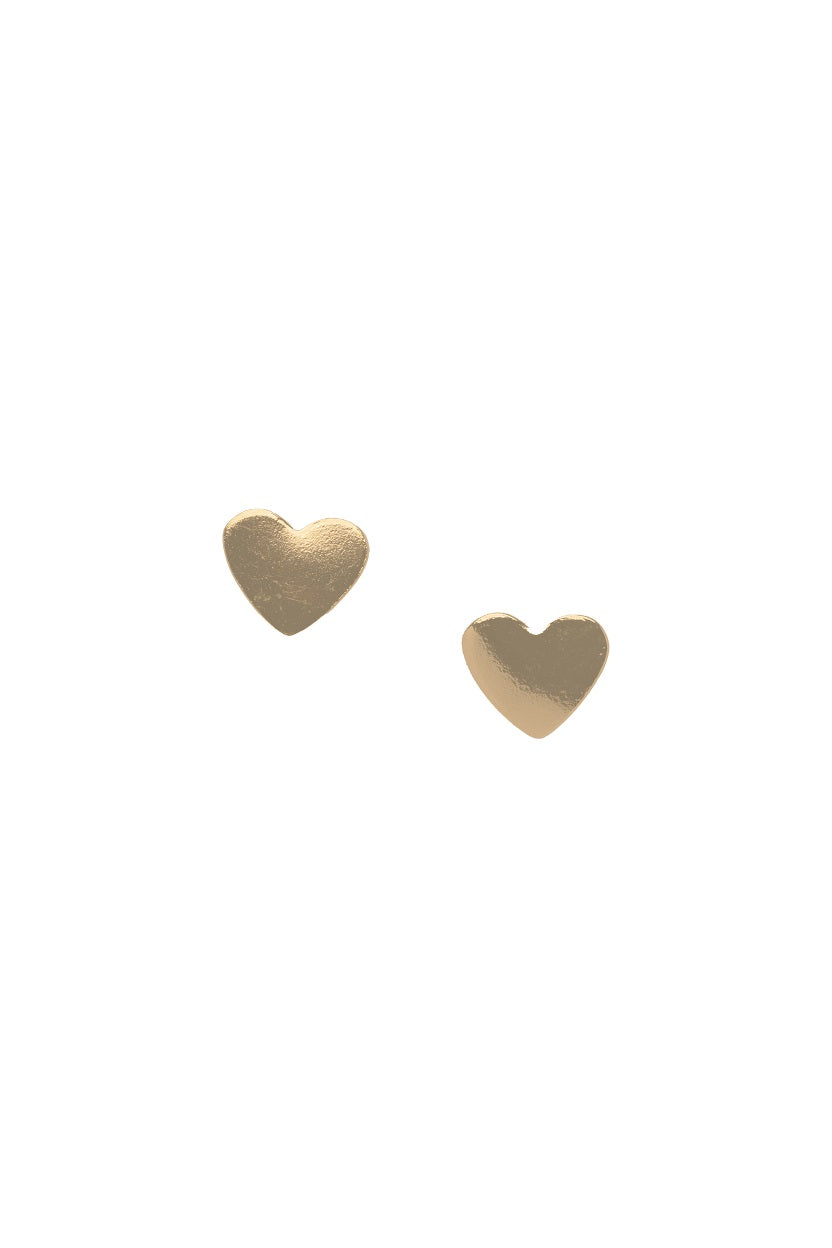 Aretes de corazón pequeño