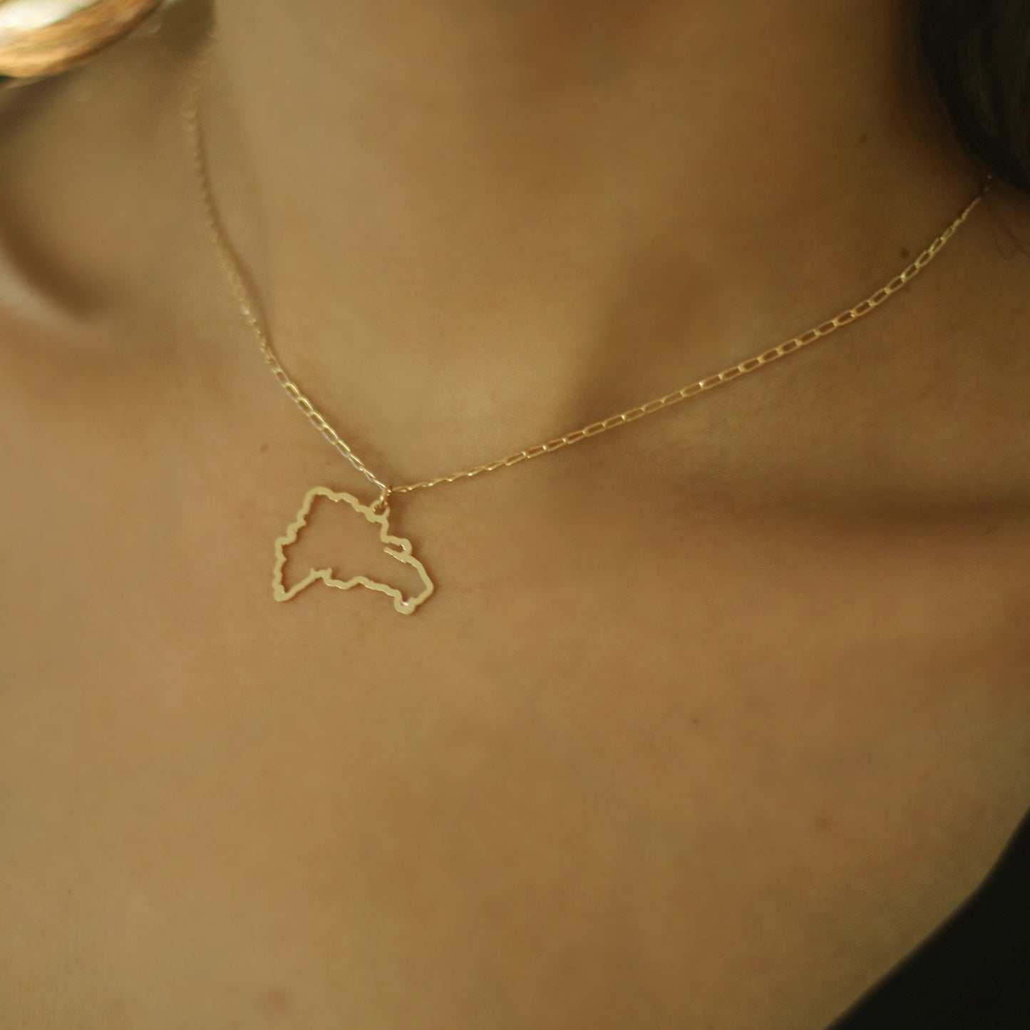 Collar Mapa Republica Dominicana