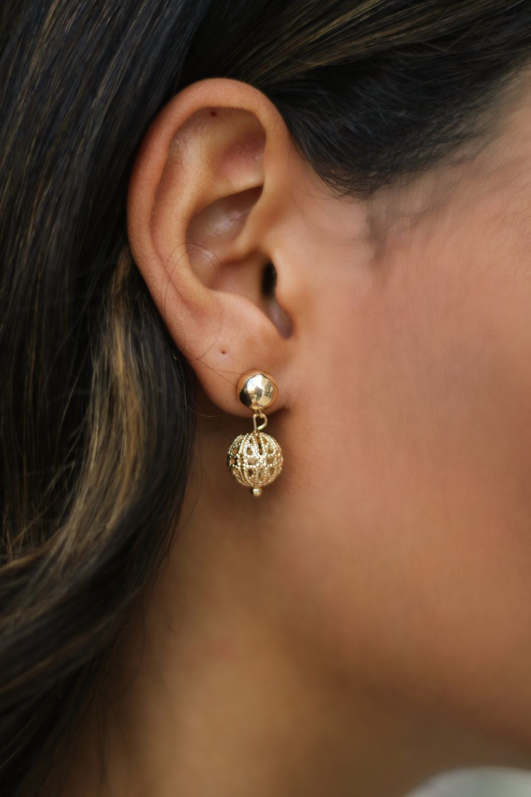 Aretes Esfera Troquel