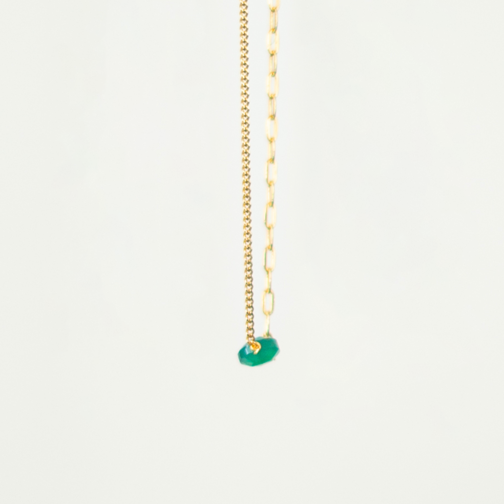 Collar onix verde