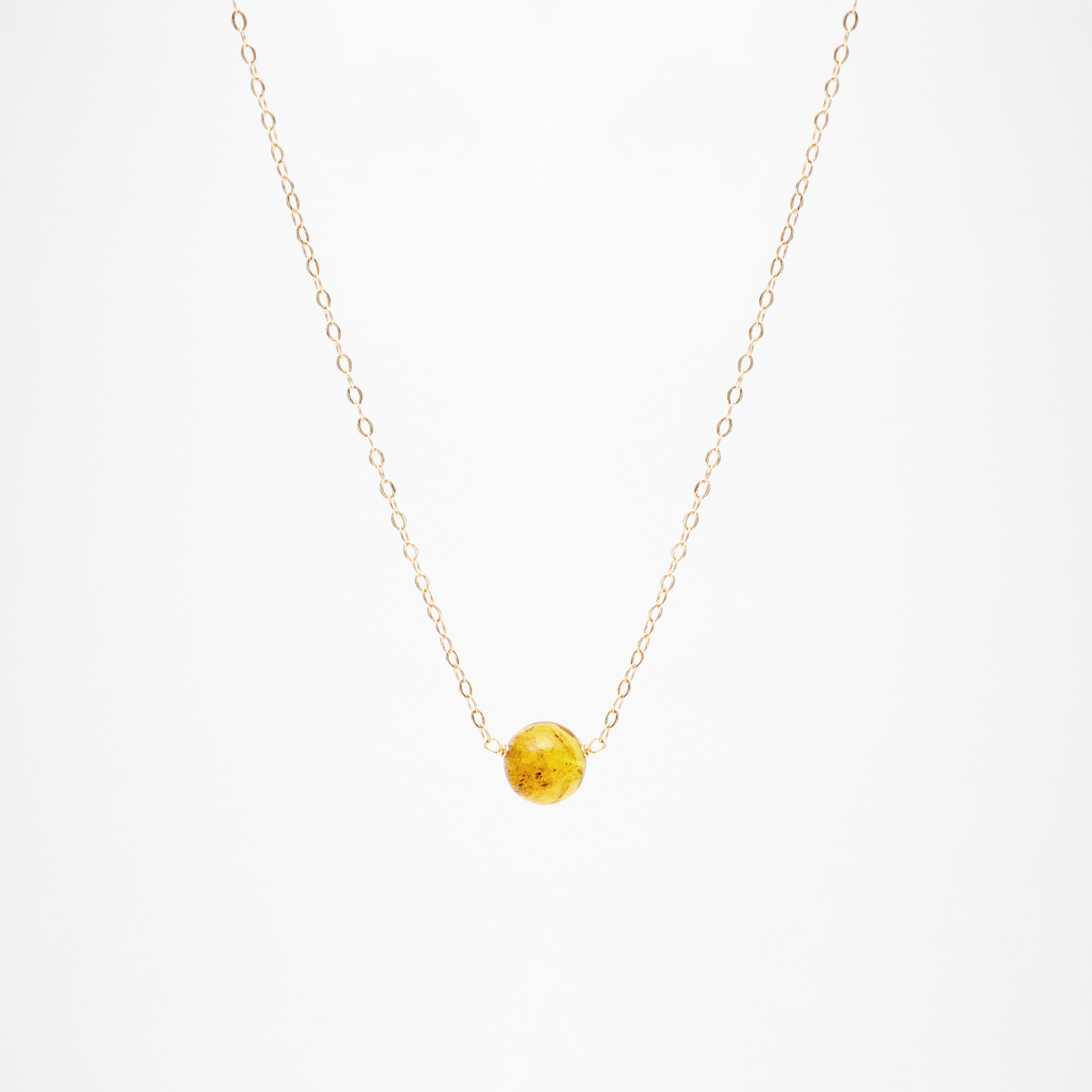 Collar Esfera Ambar
