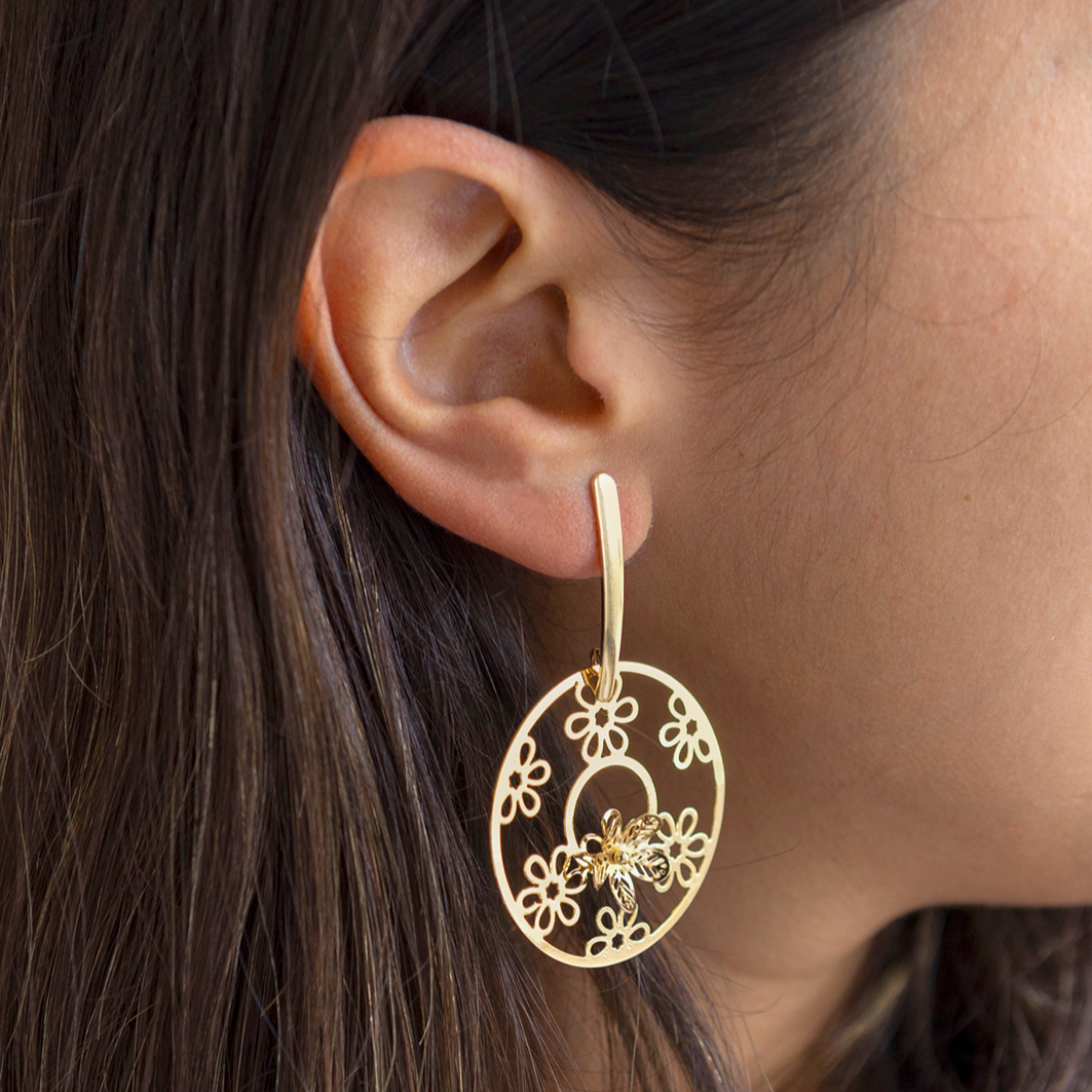 Aretes largos