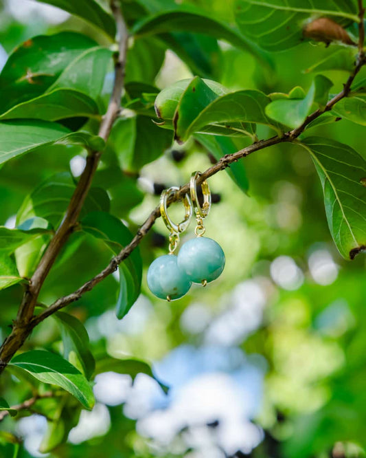 Aretes de Larimar