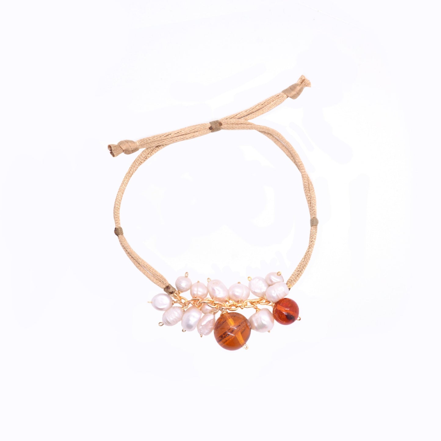 Pulsera Perlas/Ámbar