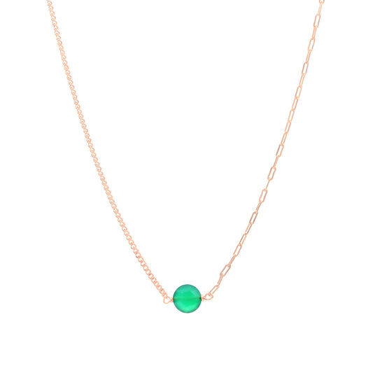 Collar onix verde